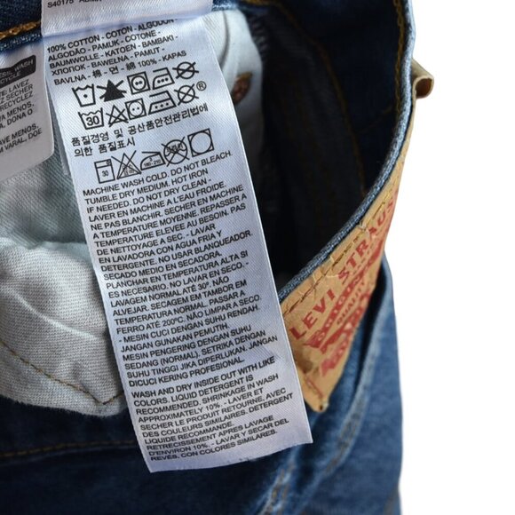 Levi’s 501 Jeans Tagged 38x36 Beautiful Fade Straight Classic Fit - Picture 7 of 11